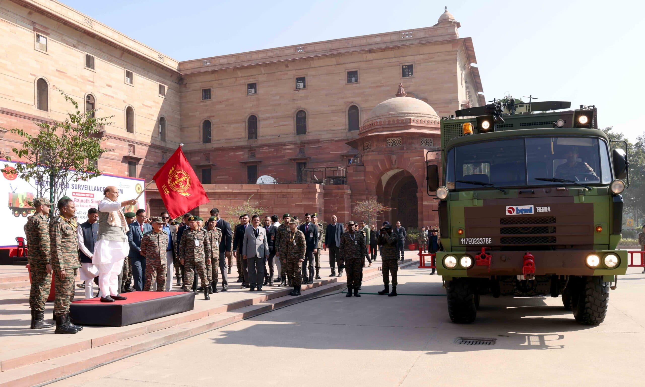 Rajnath Singh Flags Off SANJAY – The Battlefield Surveillance System