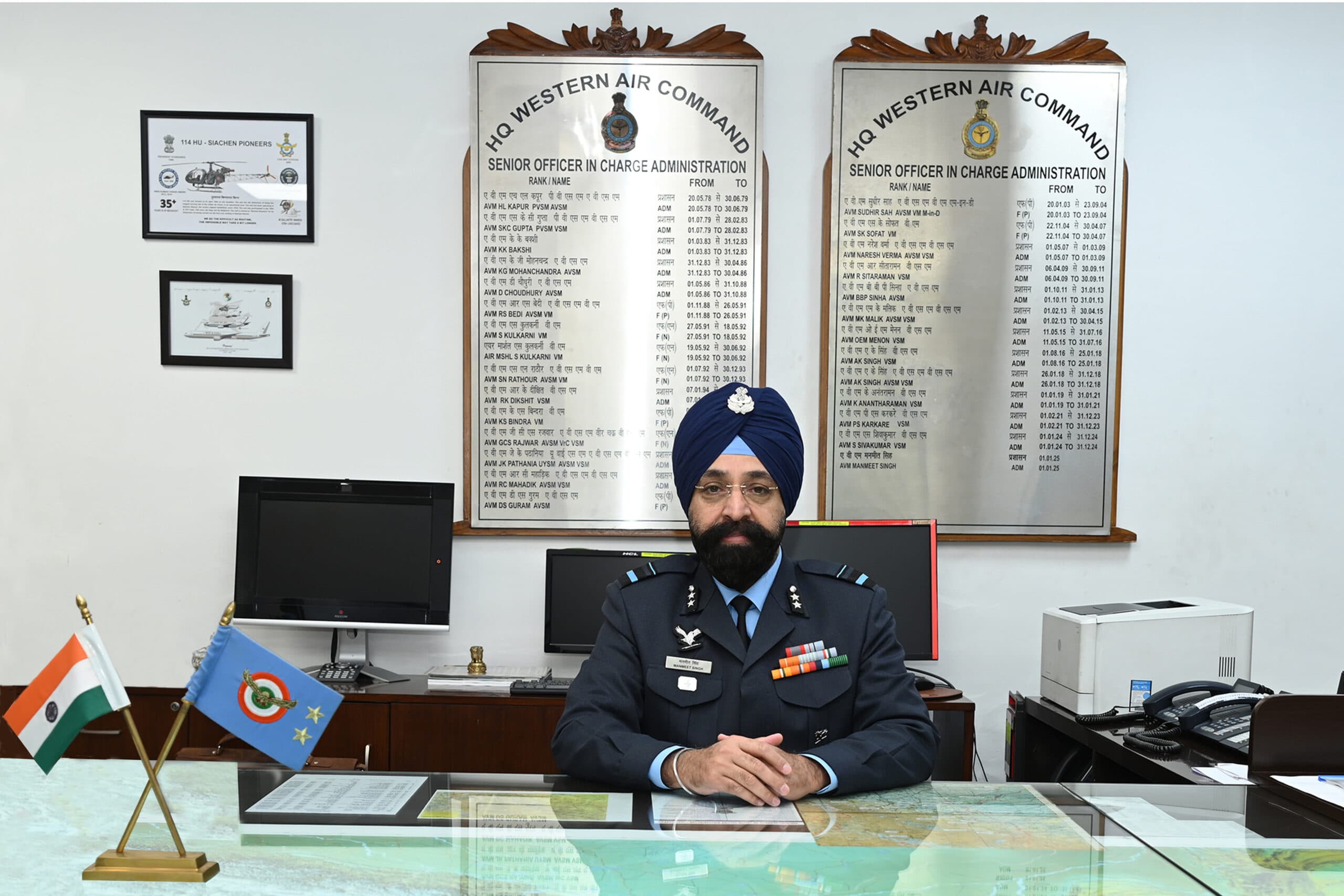 Air Vice Marshal Manmeet Singh Takes Charge at Western Air Command