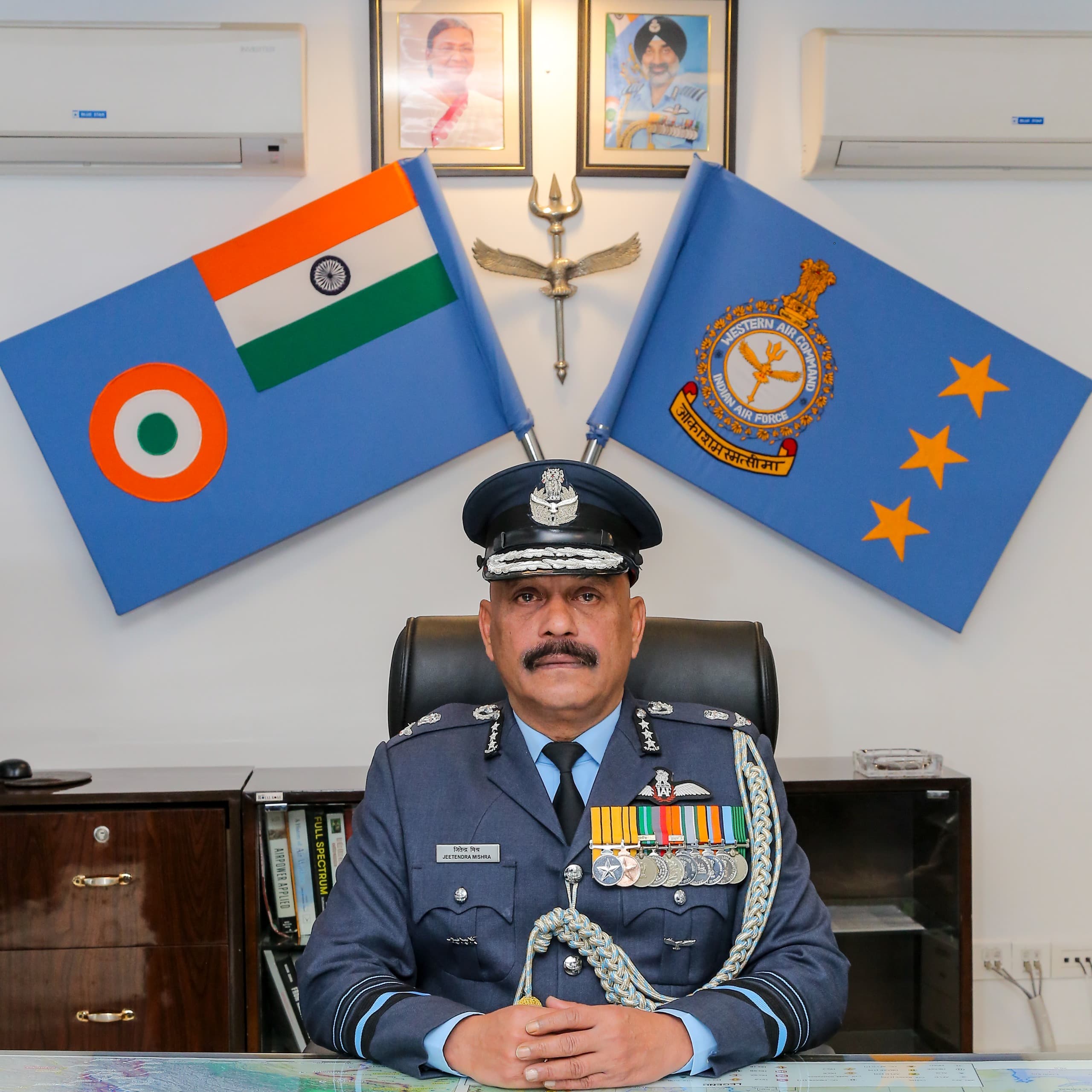 Air Marshal Jeetendra Mishra Takes Command of Western Air Command