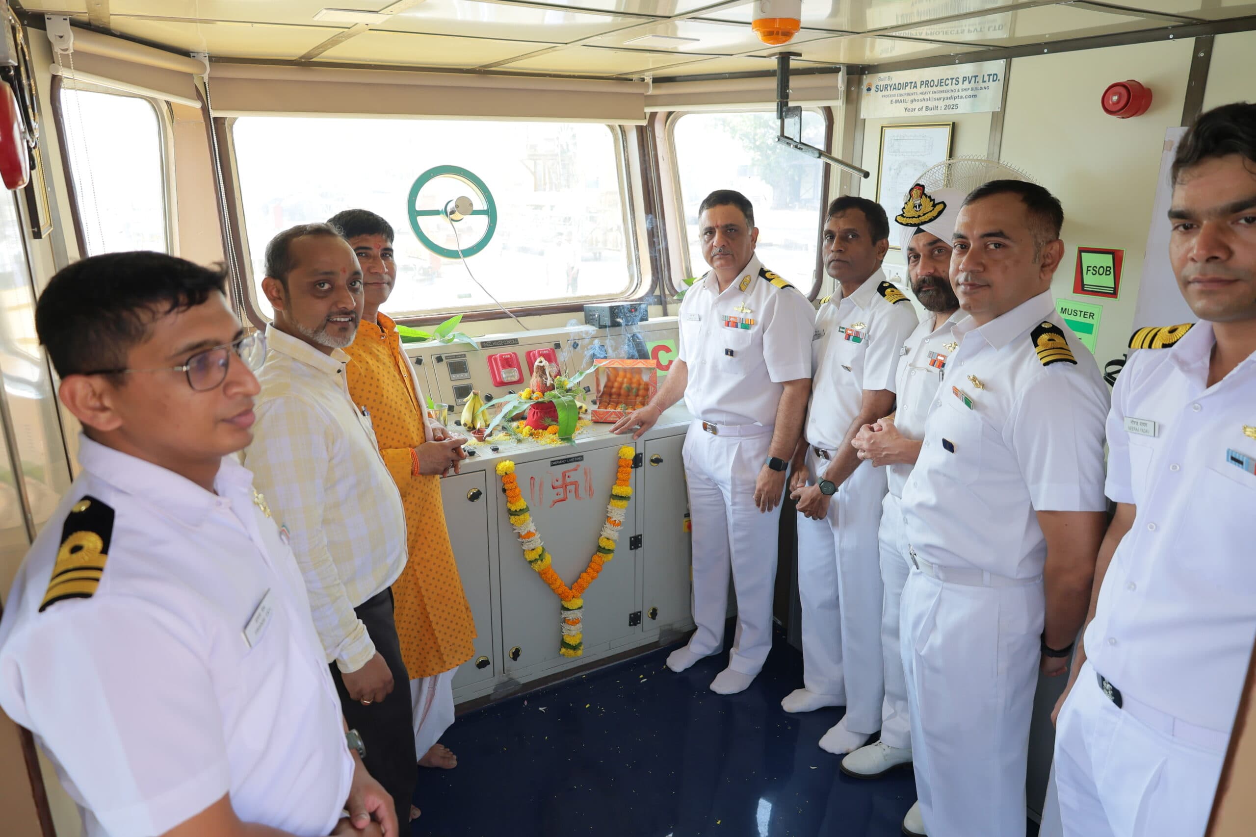 Indian Navy Commissions LSAM 23 at Naval Dockyard, Mumbai