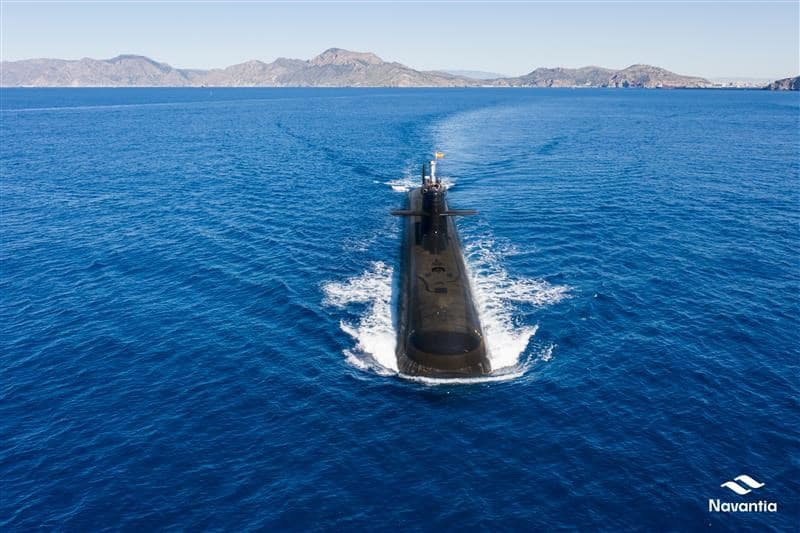 Navantia’s 2nd S-80 Submarine Reaches Major Safety Milestones