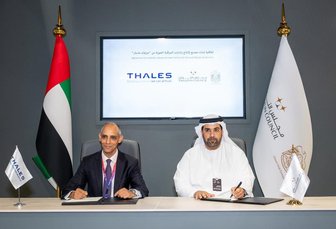 Tawazun Council and Thales Sign Agreement to Establish  Air Surveillance Radar Production Facility in UAE